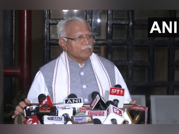 Former Haryana CM Manohar Lal Khattar. (Photo/ANI)