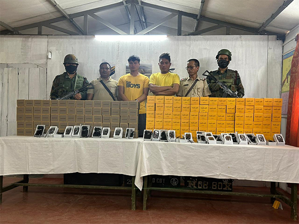 Assam Rifles recover war-like stores from Siaha, two persons apprehended (Photo/ANI)