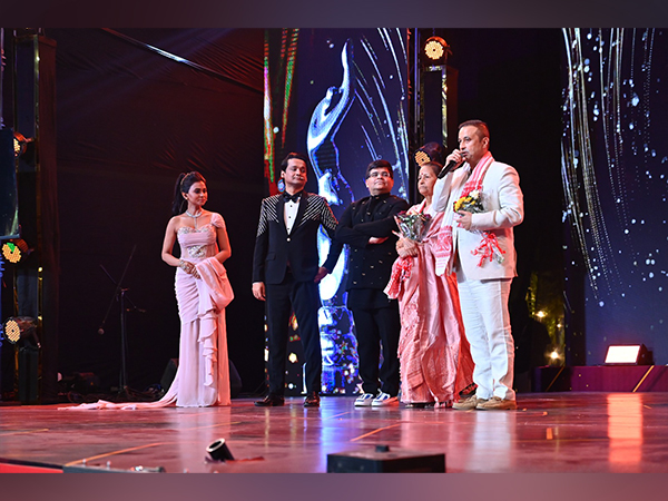 Director, producer of 'Lachit - The Warrior' felicitated in Assam edition of the Filmfare award(Image source: Partha Sarathi Mahanta, Director of the animated documentary film) 