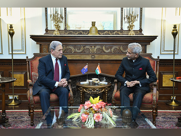 EAM Jaishankar with New Zealand counterpart Winston Peters in Delhi. (Photo/X @DrSJaishankar)