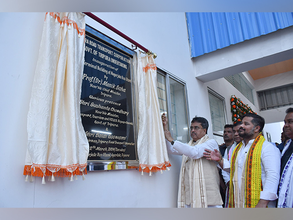 Tripura CM Saha inaugurates newly constructed terminal building at Nagerjala bus stand