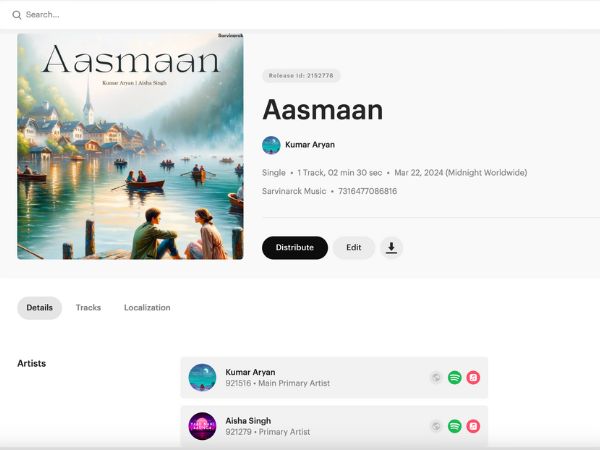 Sarvinarck Music Unveils Groundbreaking Dashboard and DSP Collaborations
