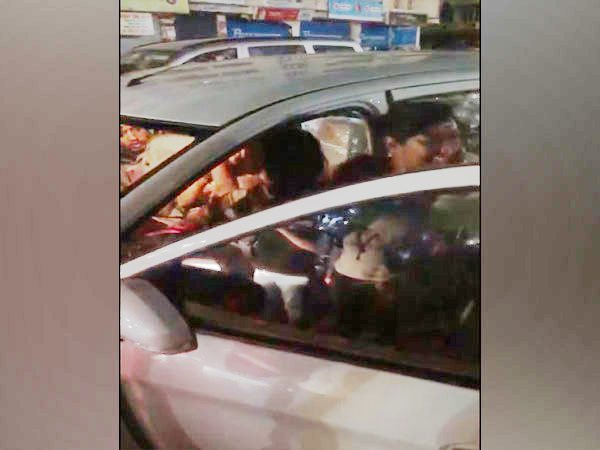 Video grab of the incident (Photo credit/ Hyderabad police)