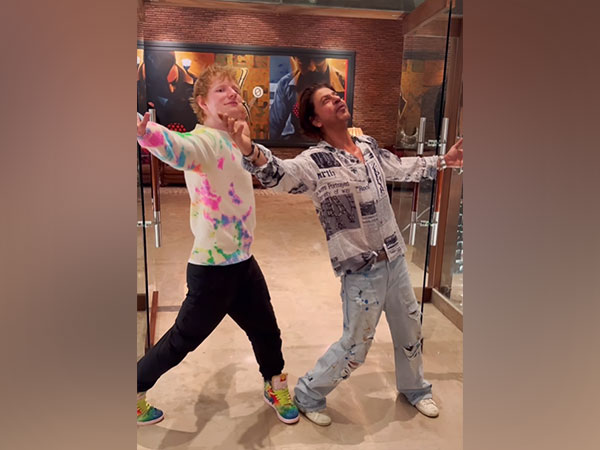 Actor Shah Rukh Khan and singer Ed Sheeran (Image source: Instagram)