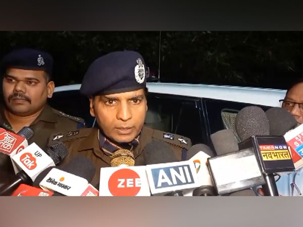 Sanjay Kumar Verma, SSP, Etawah (Photo/ANI) 