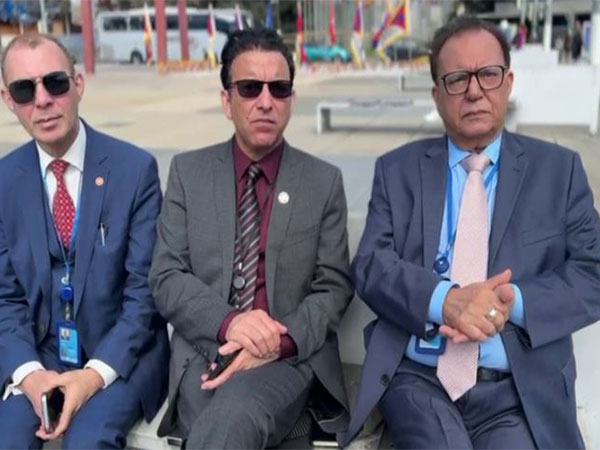 Shaukat Ali Kashmiri, Chairman of the United Kashmir People’s National Party (right). (Photo/ANI)