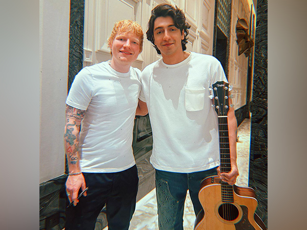 Ahaan Panday,  Ed Sheeran (Image Source: Instagram)