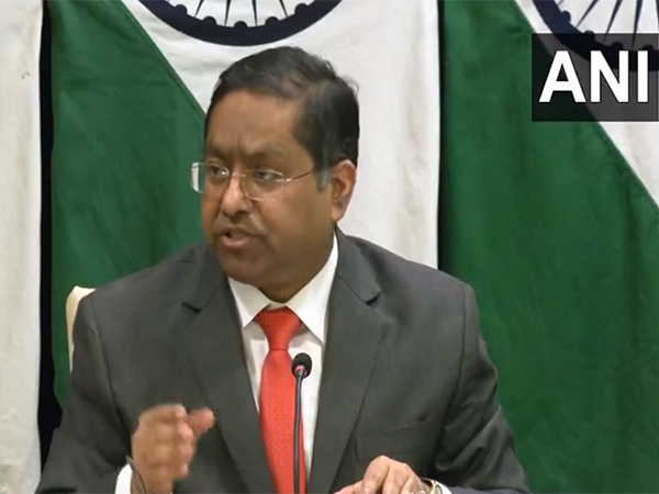 MEA spokesperson Randhir Jaiswal. (Photo: ANI)