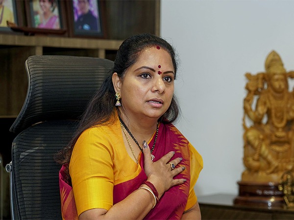 Bharat Rashtra Samithi MLC K Kavitha (File Photo/ANI)