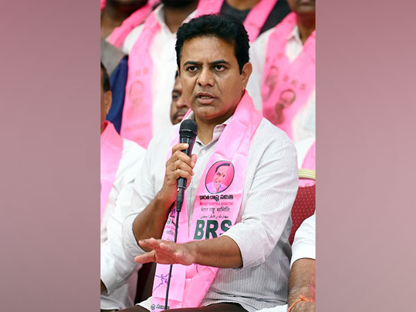 BRS leader KT Rama Rao. (File photo/ANI)