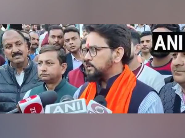 Union Minister Anurag Thakur (Photo/ANI)