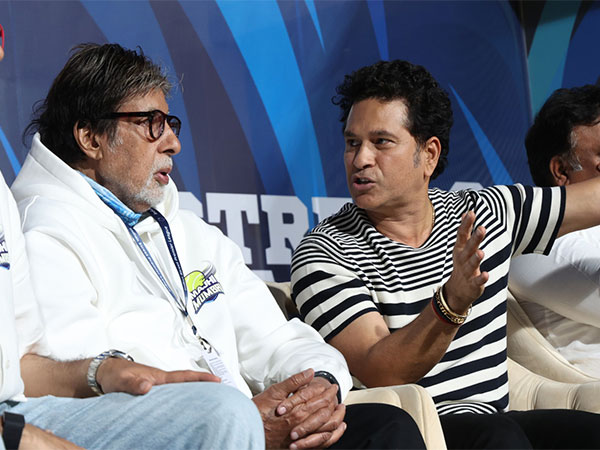 Megastar Amitabh Bachchan and star cricketer Sachin Tendulkar (Image source: X)