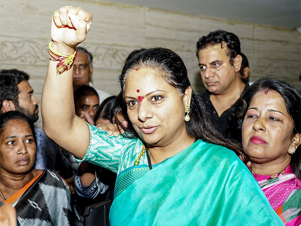 Bharat Rashtra Samithi (BRS) MLC K Kavitha (Photo/ANI)