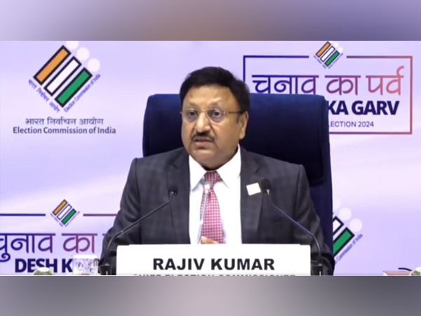 Chief Election Commissioner Rajiv Kumar (Photo/ANI)