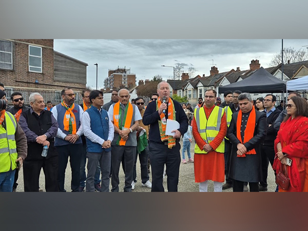 British MP Bob Blackman at the car rally in London in support of PM Modi and the BJP ahead of the general elections in India. (Image Credit: Overseas Friends of BJP UK)