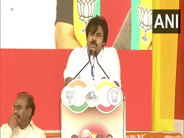 Jana Sena Party (JSP) chief Pawan Kalyan. (Photo/ANI)