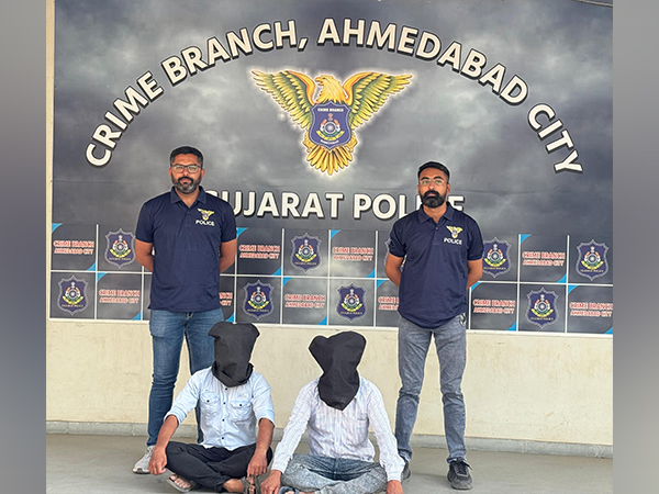 Ahmedabad Crime Branch arrests two involved in Gujarat University Hostel incident (Photo/ANI)