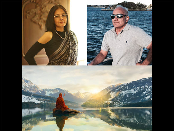 Mani Shankar and Anjali Joshi created ‘Timeless footsteps’ at the Global Spirituality Mahotsav unveiled by the President of India Draupadi Murmu