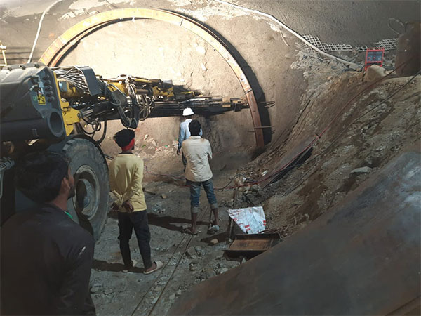 Construction of longest tunnel under Dimapur-Kohima New Rail Project started (Photo/ANI)
