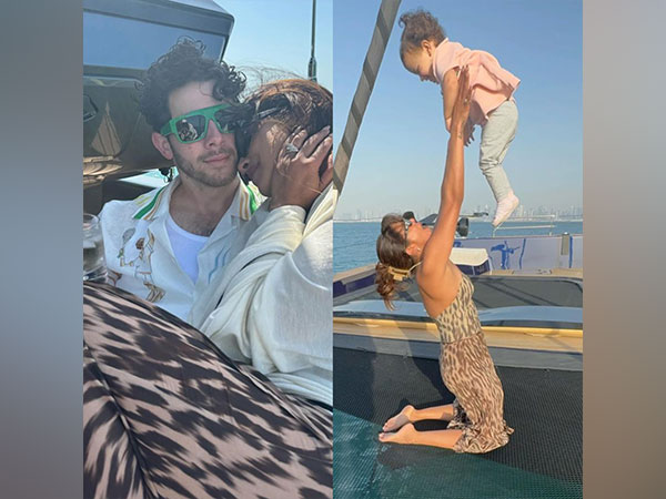 Priyanka Chopra, Nick Jonas,  Malti Marie (Image source: Instagram) 