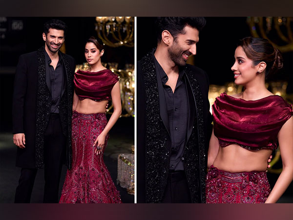 Janhvi Kapoor & Aditya Roy Kapur Turn Showstoppers for KALKI Fashion at LFW’24