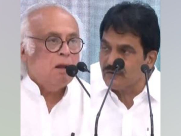 Congress leaders Jairam Ramesh and KC Venugopal (Photo/ANI)