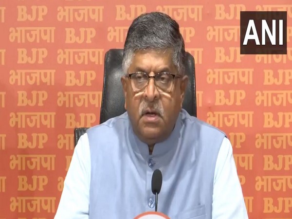 BJP leader Ravi Shankar Prasad (Photo/ANI)