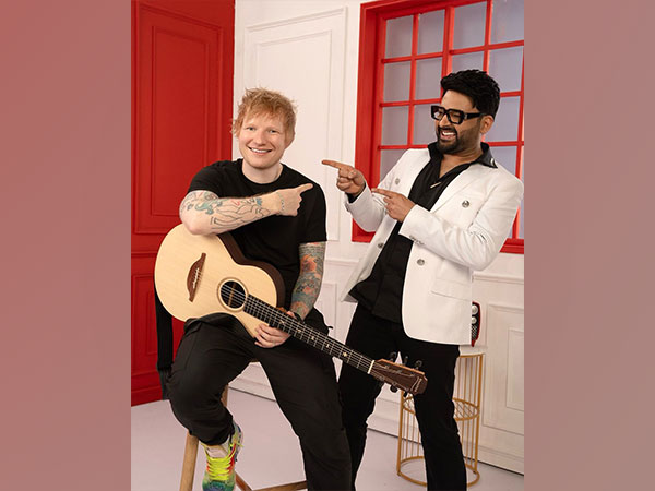 Ed Sheeran with Kapil Sharma (Image source: Instagram)