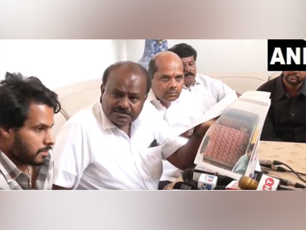 JD(S) leader HD Kumaraswamy. (Photo/ANI)