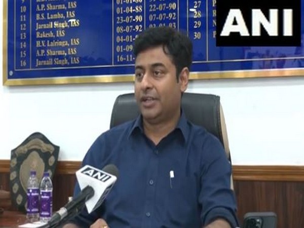 Pradeep Kumar Jha, the Chief Electoral Officer of Manipur (Photo/ANI)