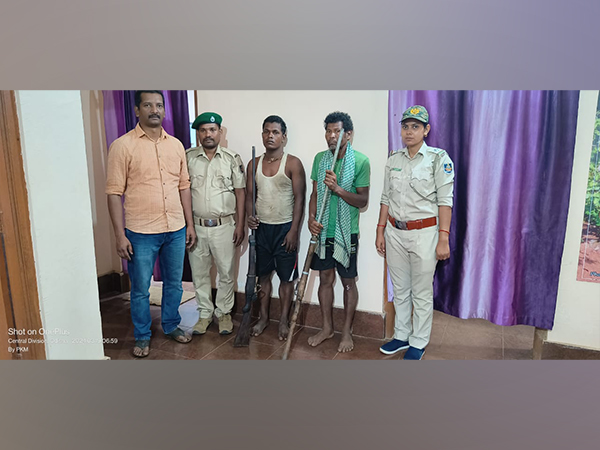Two arrested for opening fire at forest staff (Photo/ANI)