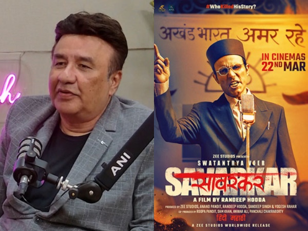 Anu Malik ( Image source/ANI), 'Swatantrya Veer Savarkar' poster (Image source/ Instagram)