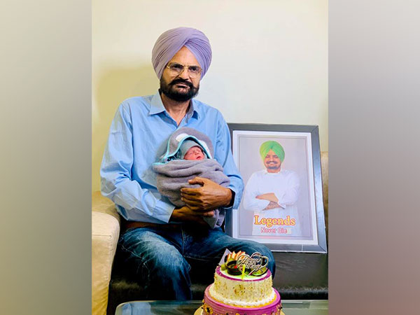 Balkaur Singh with his new born child. (Photo: Balkaur Singh--Facebook)