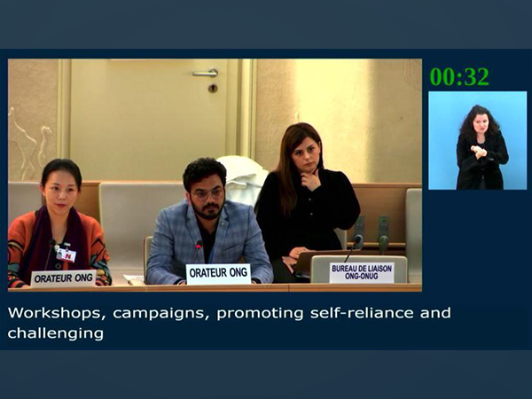 Rajasthan Samgrah Kalyan Sansthan at UN (Photo/ANI)