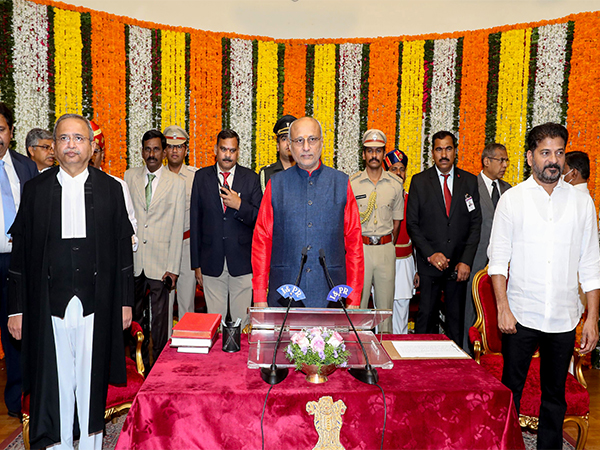 Jharkhand Guv Radhakrishnan assumes additional charge of Telangana (Photo/ANI)