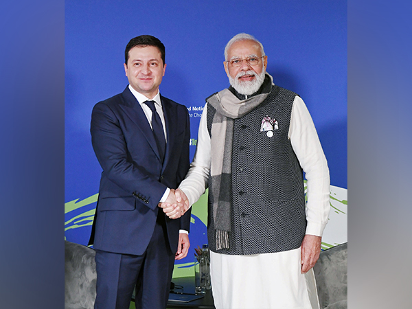 PM Modi with Ukrainian President Volodymyr Zelenskyy (File Photo/ANI)