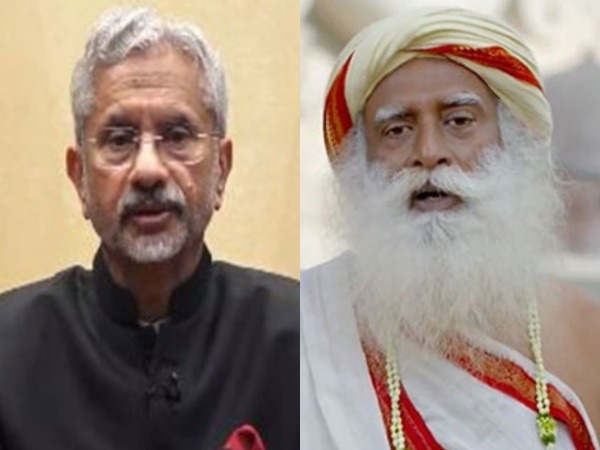External Affairs Minister S Jaishankar and spiritual leader Sadhguru. (File Photo)