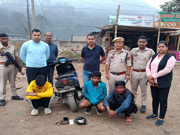 Assam STF arrests three drug peddlers in Guwahati  (Photo/ANI)