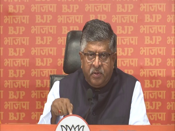 BJP leader Ravi Shankar Prasad. (Photo/ANI)