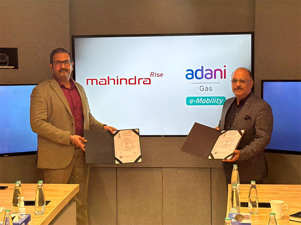 Mahindra partners with Adani Total Energies E-Mobility to broaden access to EV charging infra (Image: ANI)