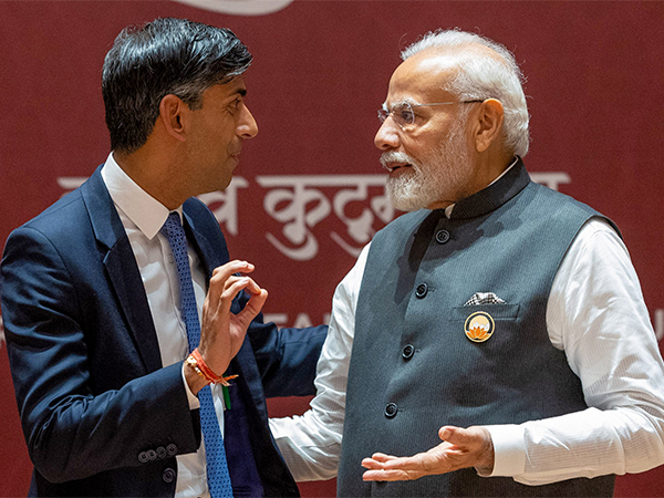 PM Modi and UK PM Rishi Sunak (File Photo/ANI)