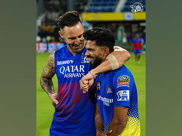 CSK captain Ruturaj Gaikwad and RCB skipper Faf du Plessis (Photo: CSK/ X)