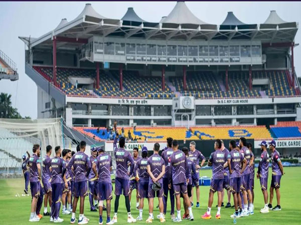 Kolkata Knight Riders team. (Photo- KKR Twitter)
