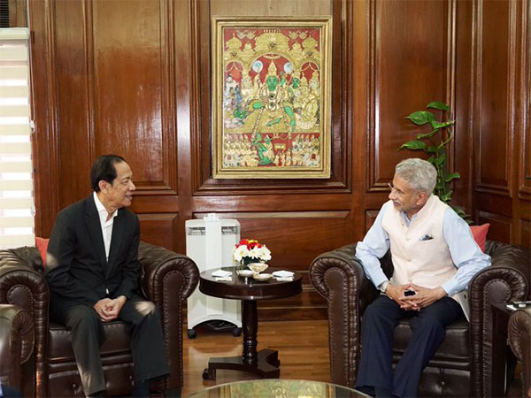 External Affairs Minister S Jaishankar meets ASEAN special envoy, Alounkeo Kittikhoun. (Photo: X//Jaishankar)
