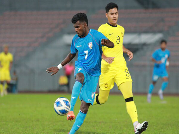 India Under 23 in action against Malaysia in friendly match (Image: AIFF media)