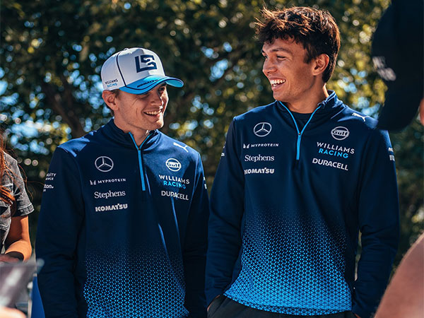 Logan Sargeant and Alex Albon (Photo: Williams Racing/ X)