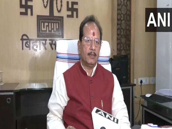 Bihar Deputy Chief Minister Vijay Kumar Sinha (Image/ANI)