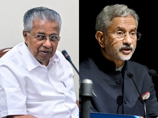 Kerala Chief Minister Pinarayi Vijayan and External Affairs Minister S Jaishankar (File Photo/ANI)