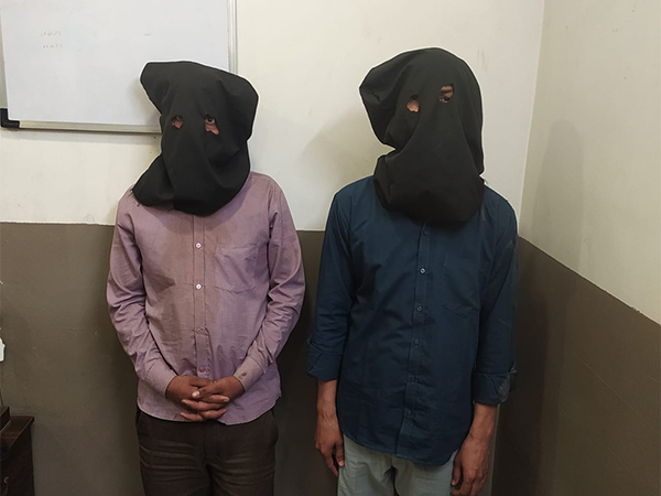 Visual of the two arrested robbers. (Photo: Hyderabad police)