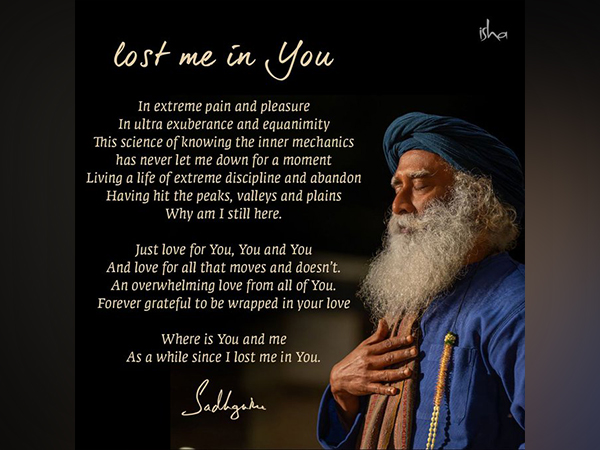 Sadhguru pens a poem from hospital. (Photo/X @SadhguruJV)